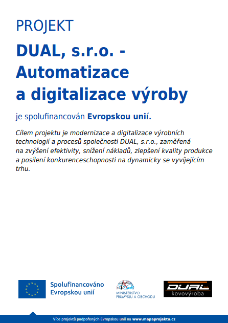 DUAL, s.r.o. - Automatizace a digitalizace výroby